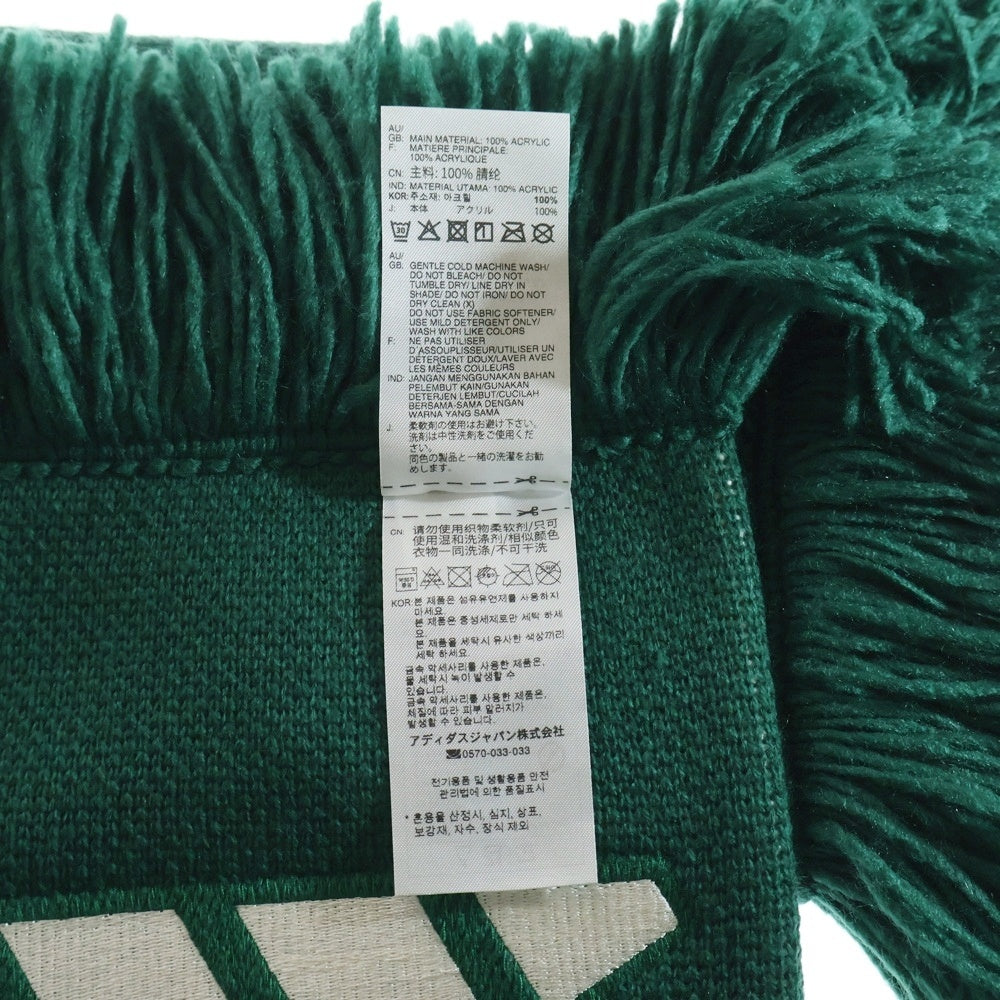 KITH(キス) 25SS adidas Football Scarf アディダス フットボールスカーフ ニットマフラー グリーン JN3603