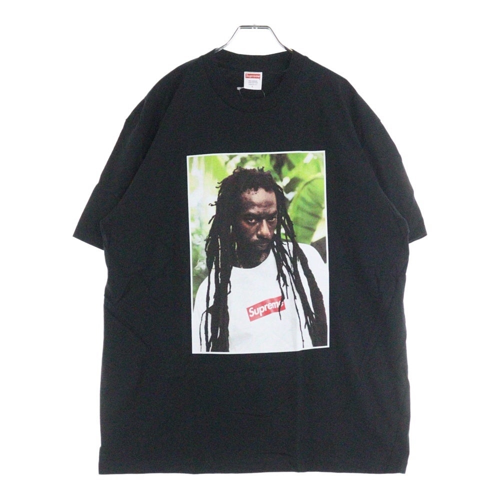 SUPREME(シュプリーム) 19SS Buju Banton Tee ブジュ バントン フォトプリント 半袖Tシャツ ブラック