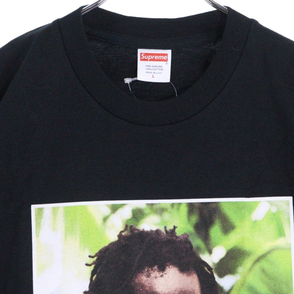 SUPREME(シュプリーム) 19SS Buju Banton Tee ブジュ バントン フォトプリント 半袖Tシャツ ブラック