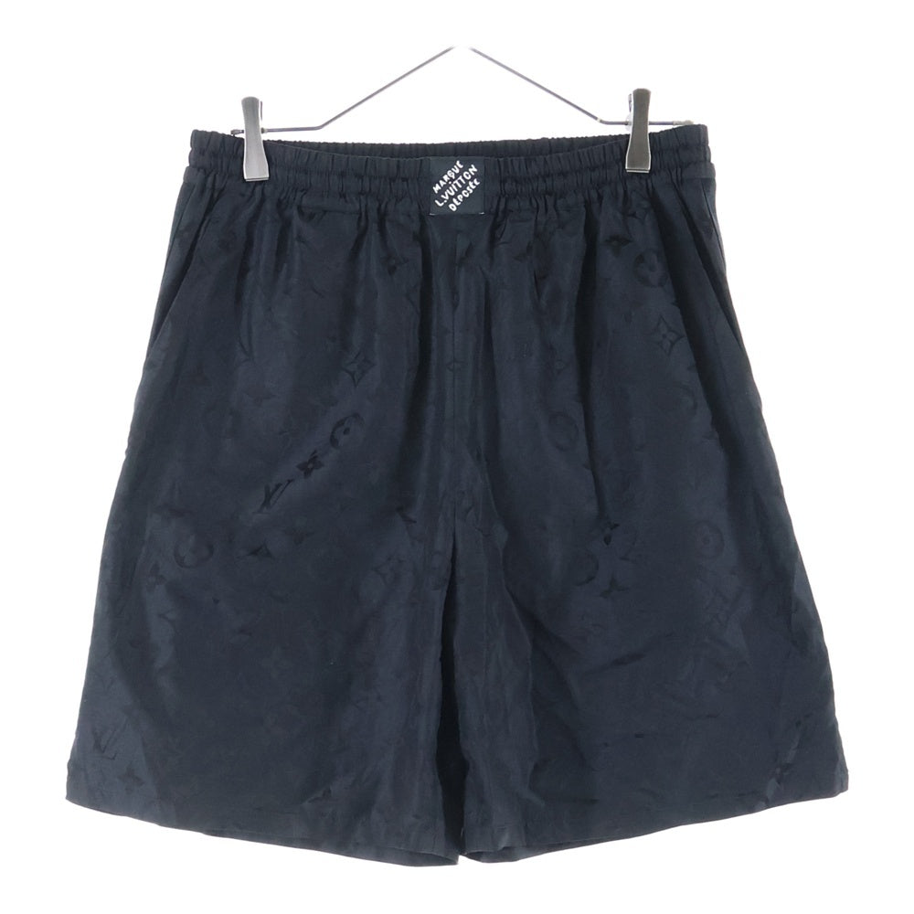 LOUIS VUITTON(ルイヴィトン) 25AW Monogram Moire Silk Shorts モノグラム モアレ ジャガードハーフパンツ シルクショーツ ブラック RM252MV SHC HTP31W