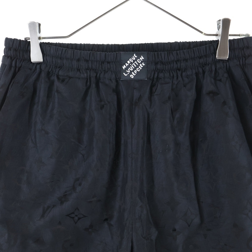 LOUIS VUITTON(ルイヴィトン) 25AW Monogram Moire Silk Shorts モノグラム モアレ ジャガードハーフパンツ シルクショーツ ブラック RM252MV SHC HTP31W