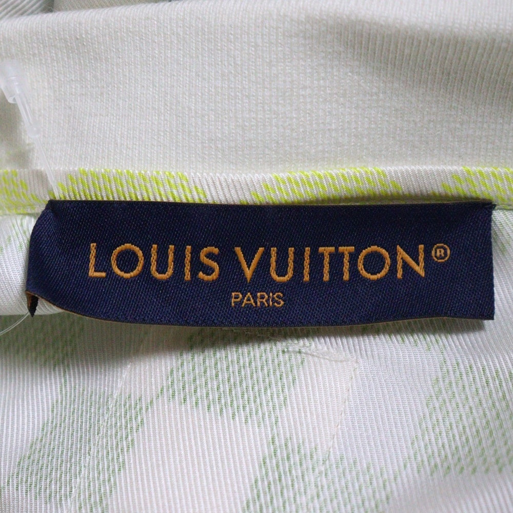 LOUIS VUITTON(ルイヴィトン) 25AW Multicolor Gradient Damier Silk Polo Shirt ダミエグラデーション シルク半袖シャツ グリーン RM252MV SHC HTS34W