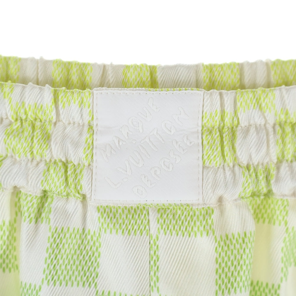 LOUIS VUITTON(ルイヴィトン) 25AW Multicolor Gradient Damier Silk Shorts ダミエグラデーション シルクショーツ ハーフパンツ グリーン RM252MV SHC HTP31W