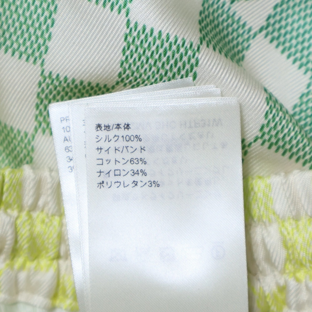 LOUIS VUITTON(ルイヴィトン) 25AW Multicolor Gradient Damier Silk Shorts ダミエグラデーション シルクショーツ ハーフパンツ グリーン RM252MV SHC HTP31W