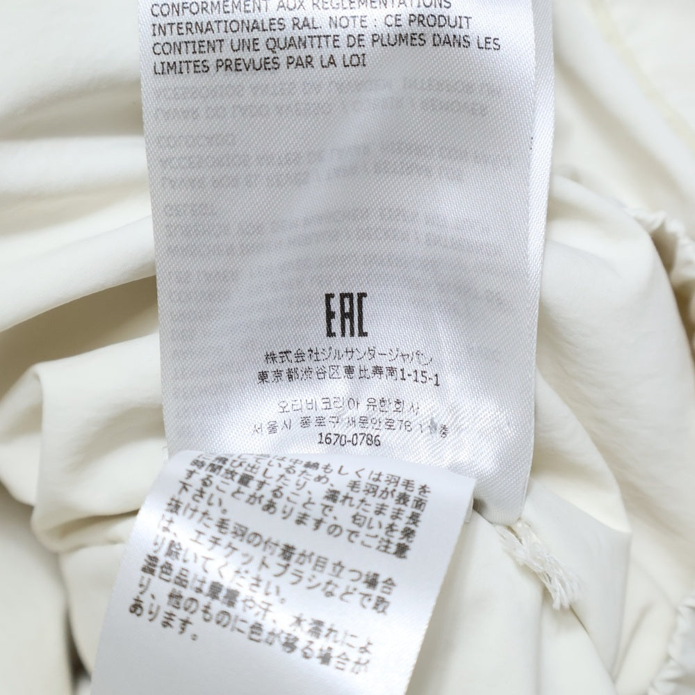 JIL SANDER +(ジルサンダープラス) 22AW Hooded Down Jacket フーデッド ダウンジャケット ホワイト J47AF0004 J70008