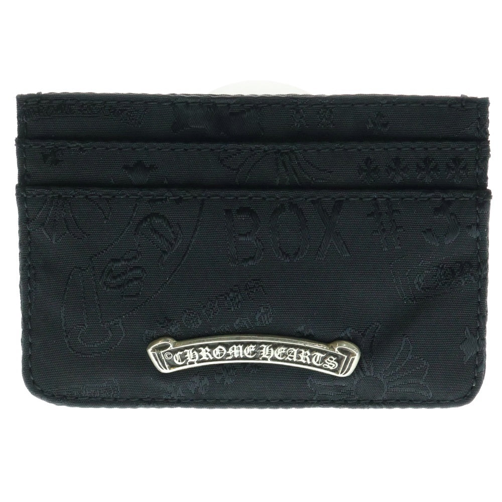 CHROME HEARTS(クロムハーツ) STENCIL PATTERN NYLON CARD CASE ステンシル ナイロンカードケース ブラック