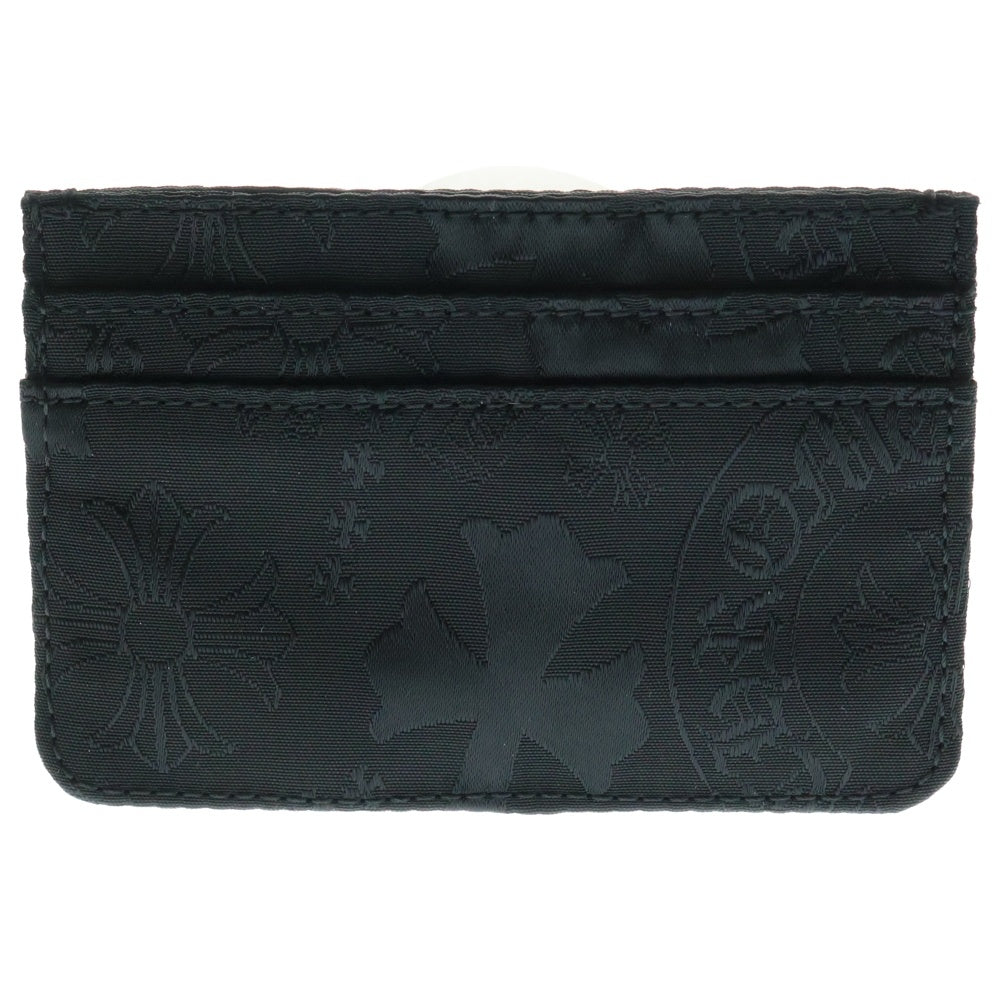 CHROME HEARTS(クロムハーツ) STENCIL PATTERN NYLON CARD CASE ステンシル ナイロンカードケース ブラック
