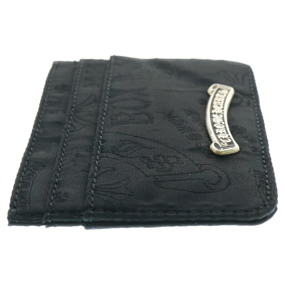 CHROME HEARTS(クロムハーツ) STENCIL PATTERN NYLON CARD CASE ステンシル ナイロンカードケース ブラック
