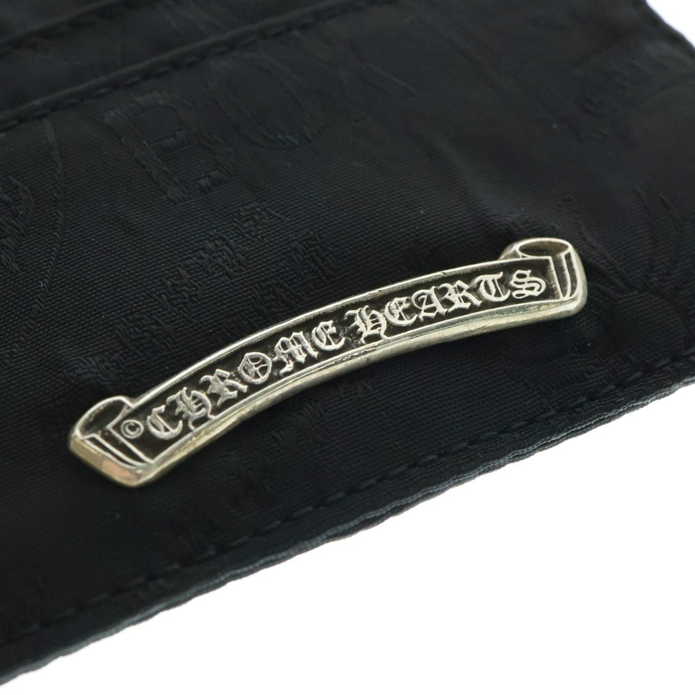 CHROME HEARTS(クロムハーツ) STENCIL PATTERN NYLON CARD CASE ステンシル ナイロンカードケース ブラック