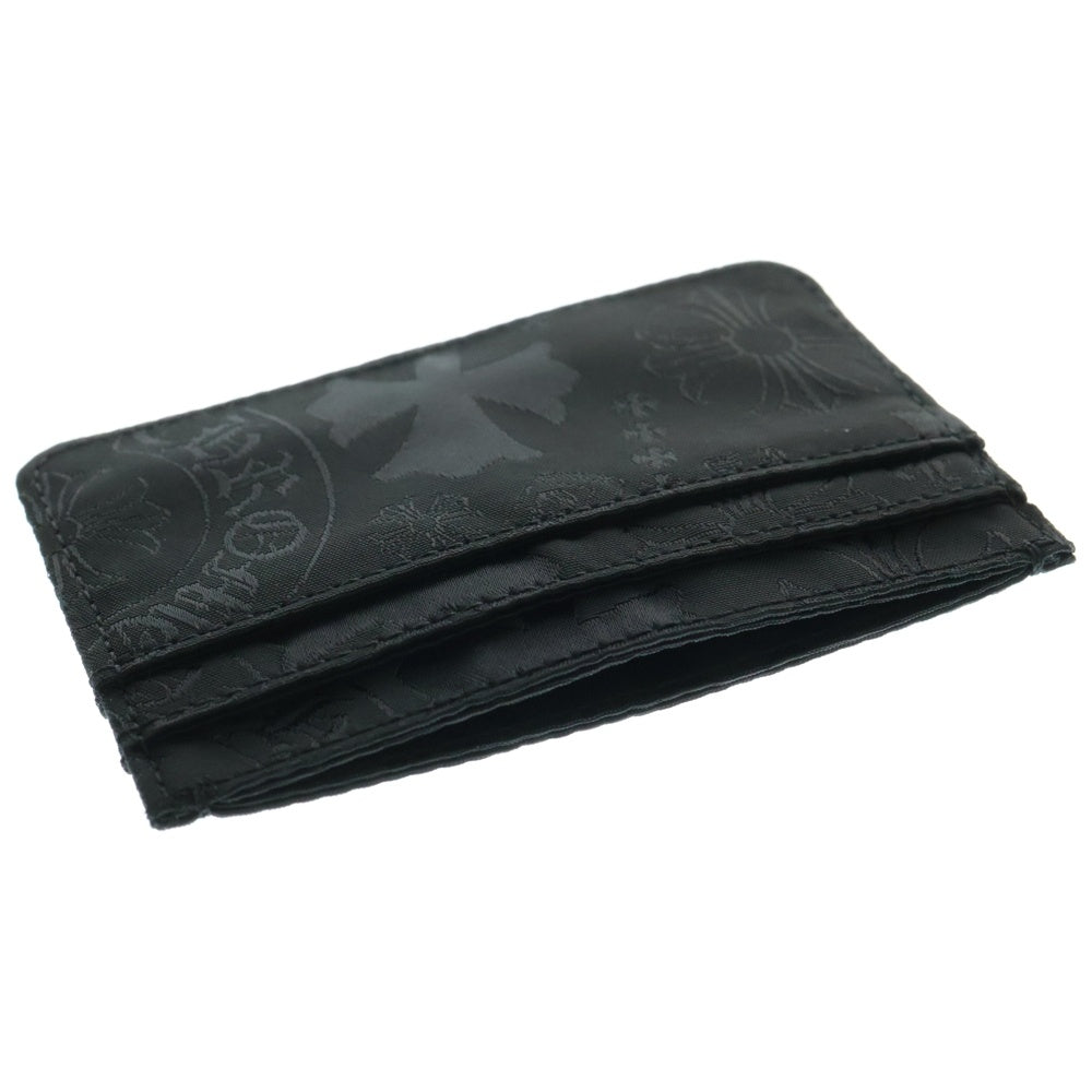 CHROME HEARTS(クロムハーツ) STENCIL PATTERN NYLON CARD CASE ステンシル ナイロンカードケース ブラック