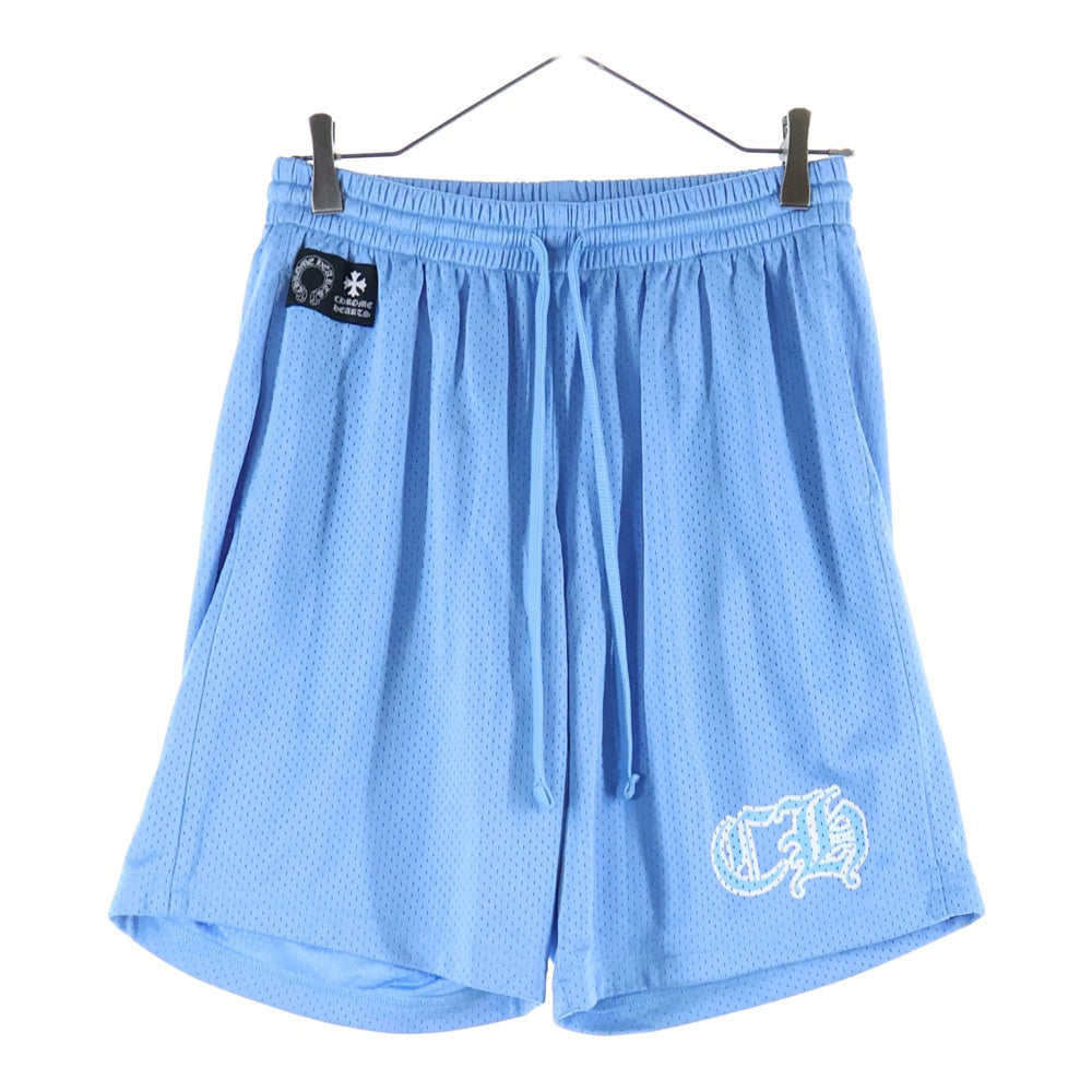 CHROME HEARTS(クロムハーツ) MESH VARSITY SHORTS CHプリントメッシュハーフパンツ ショーツ ブルー