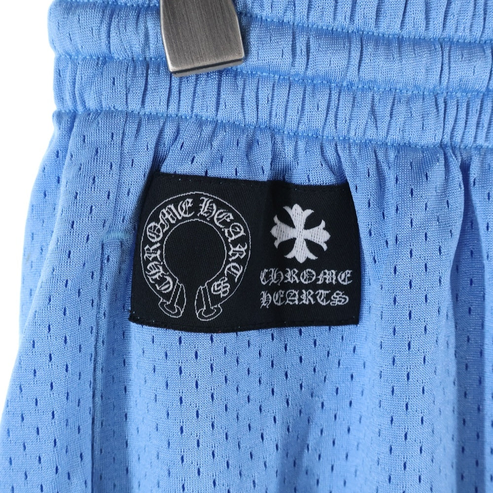 CHROME HEARTS(クロムハーツ) MESH VARSITY SHORTS CHプリントメッシュハーフパンツ ショーツ ブルー
