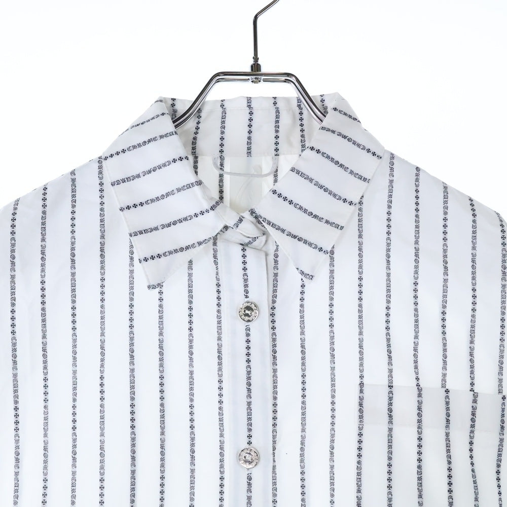 CHROME HEARTS(クロムハーツ) LOOSEENDS CH STRIPE SHIRTS ルーズエンド CHロゴ ストライプ 長袖シャツ