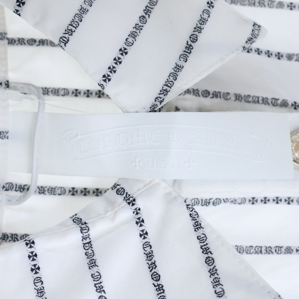 CHROME HEARTS(クロムハーツ) LOOSEENDS CH STRIPE SHIRTS ルーズエンド CHロゴ ストライプ 長袖シャツ