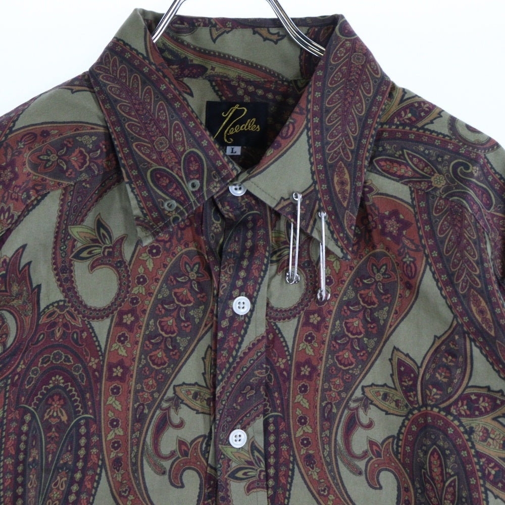 Needles(ニードルス) PAISLEY COTTON SHIRTS ペイズリー コットン 長袖シャツ マルチ J0195
