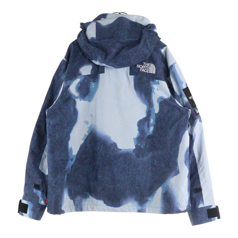 SUPREME(シュプリーム) 21AW×THE NORTH FACE Bleached Denim Print Mountain Jacket ザノースフェイス ブリーチデニムプリントマウンテンジャケット ブルー NP52100I