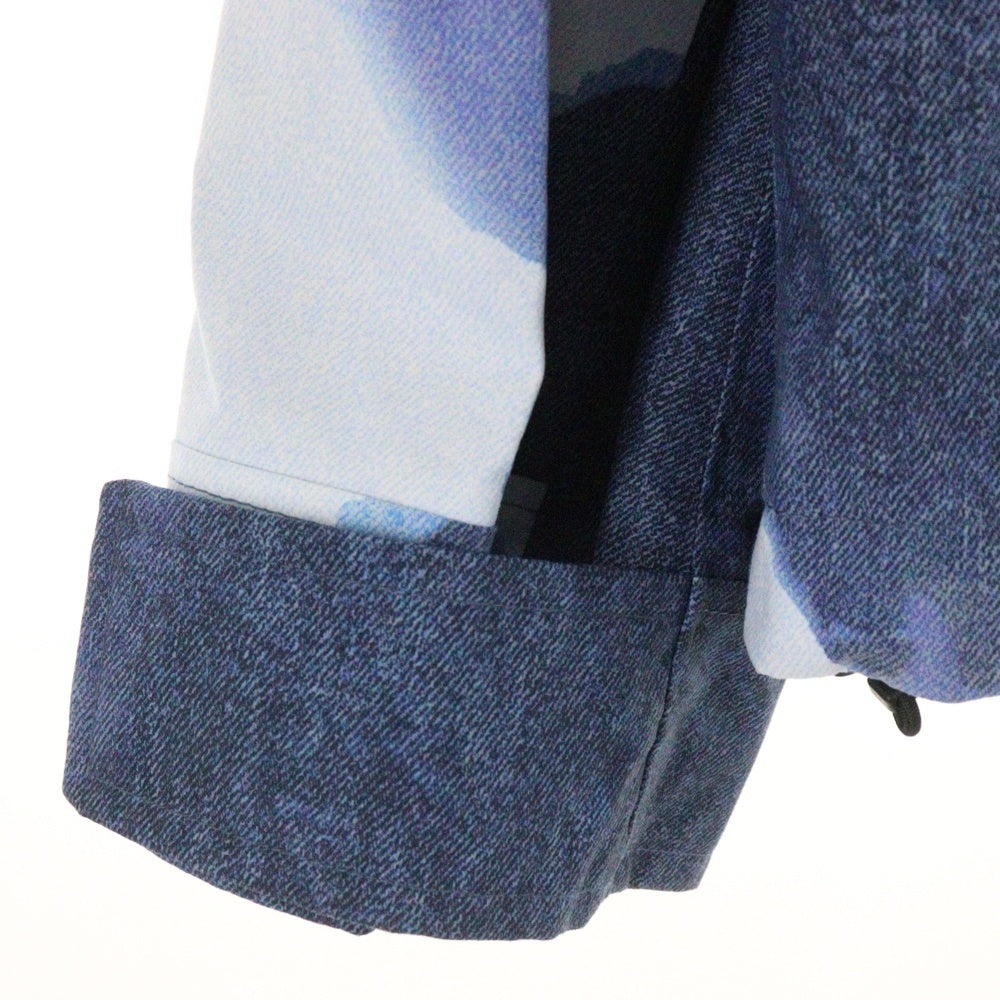 SUPREME(シュプリーム) 21AW×THE NORTH FACE Bleached Denim Print Mountain Jacket ザノースフェイス ブリーチデニムプリントマウンテンジャケット ブルー NP52100I