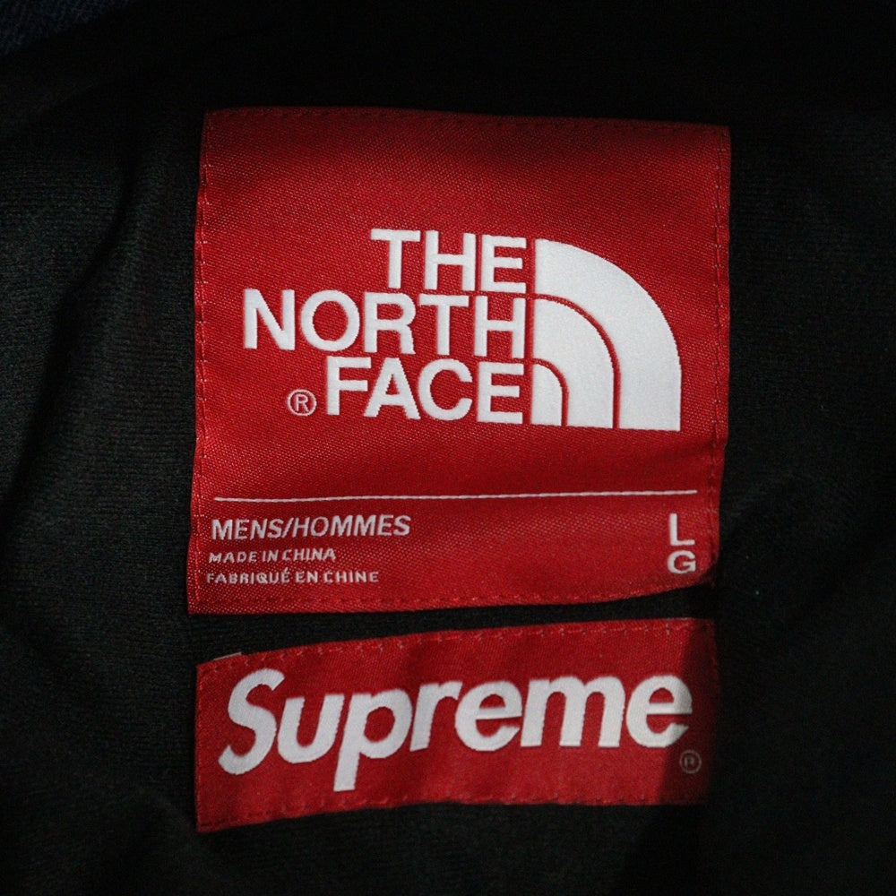 SUPREME(シュプリーム) 21AW×THE NORTH FACE Bleached Denim Print Mountain Jacket ザノースフェイス ブリーチデニムプリントマウンテンジャケット ブルー NP52100I