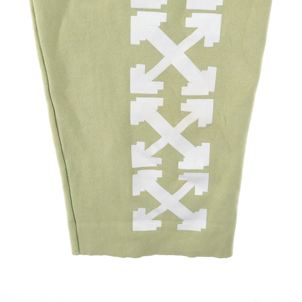 OFF-WHITE(オフホワイト) 18SS ×Champion Sweatpants チャンピオン 刺繍スウェットパンツ グリーン OMCH002S18875049