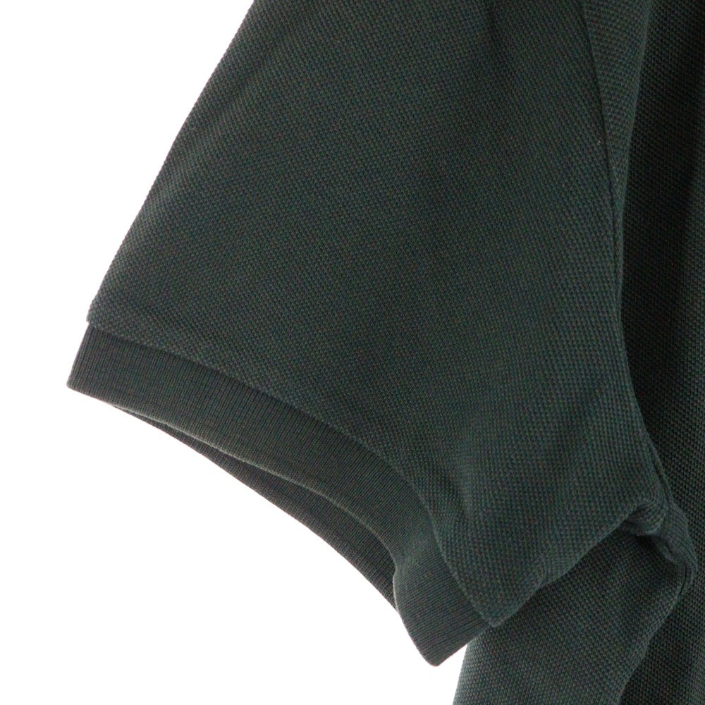AMI Alexandre Mattiussi(アミアレクサンドルマテュッシ) Polo Shirt ハートロゴ刺繍 半袖ポロシャツ グリーン E22HPL001.760