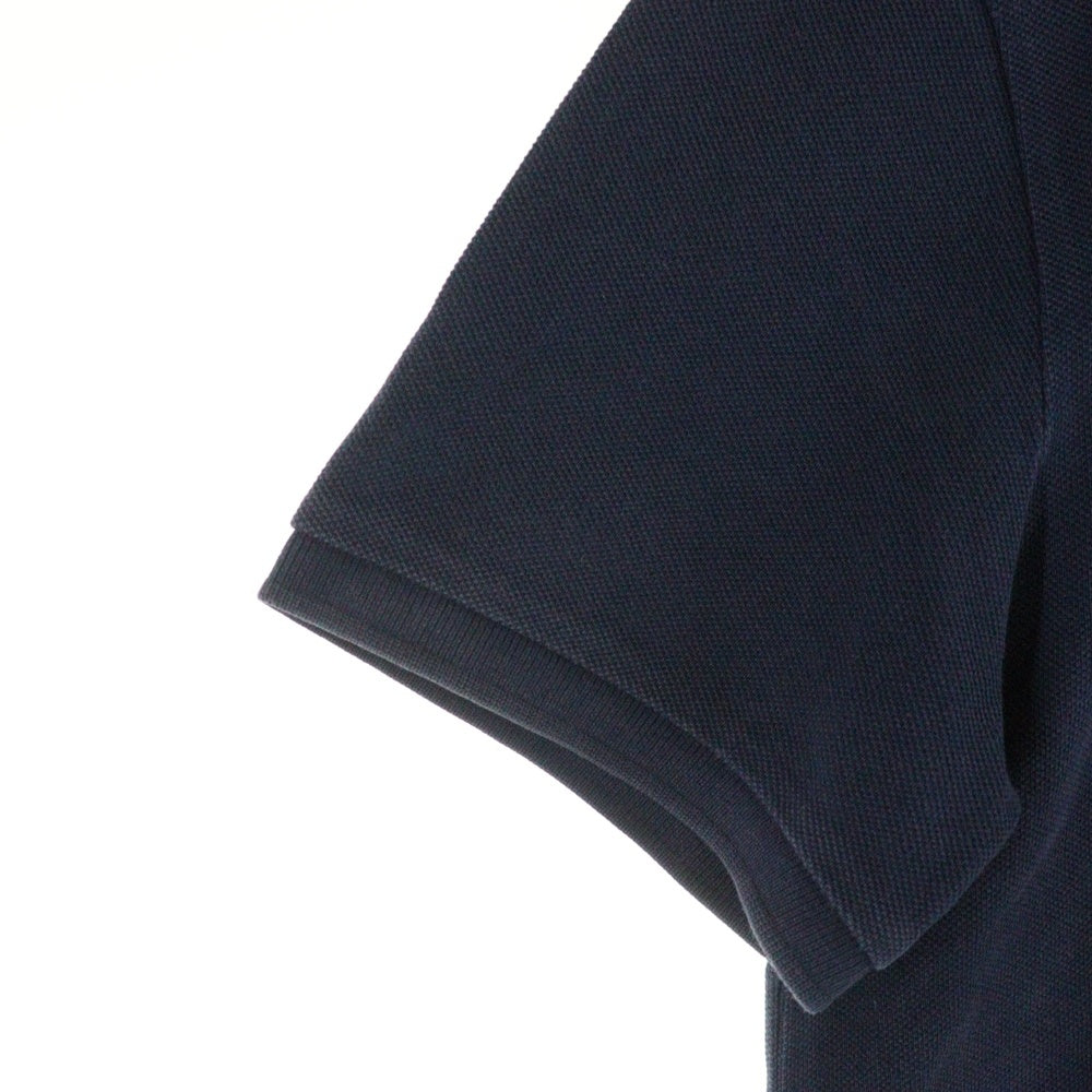 AMI Alexandre Mattiussi(アミアレクサンドルマテュッシ) Polo Shirt ハートロゴ刺繍 半袖ポロシャツ ネイビー E22HPL001.760