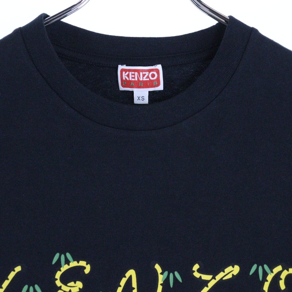 KENZO(ケンゾー) Nigo Tiger Tail T-Shirt 半袖Tシャツ ブラック FC55TS407CSL