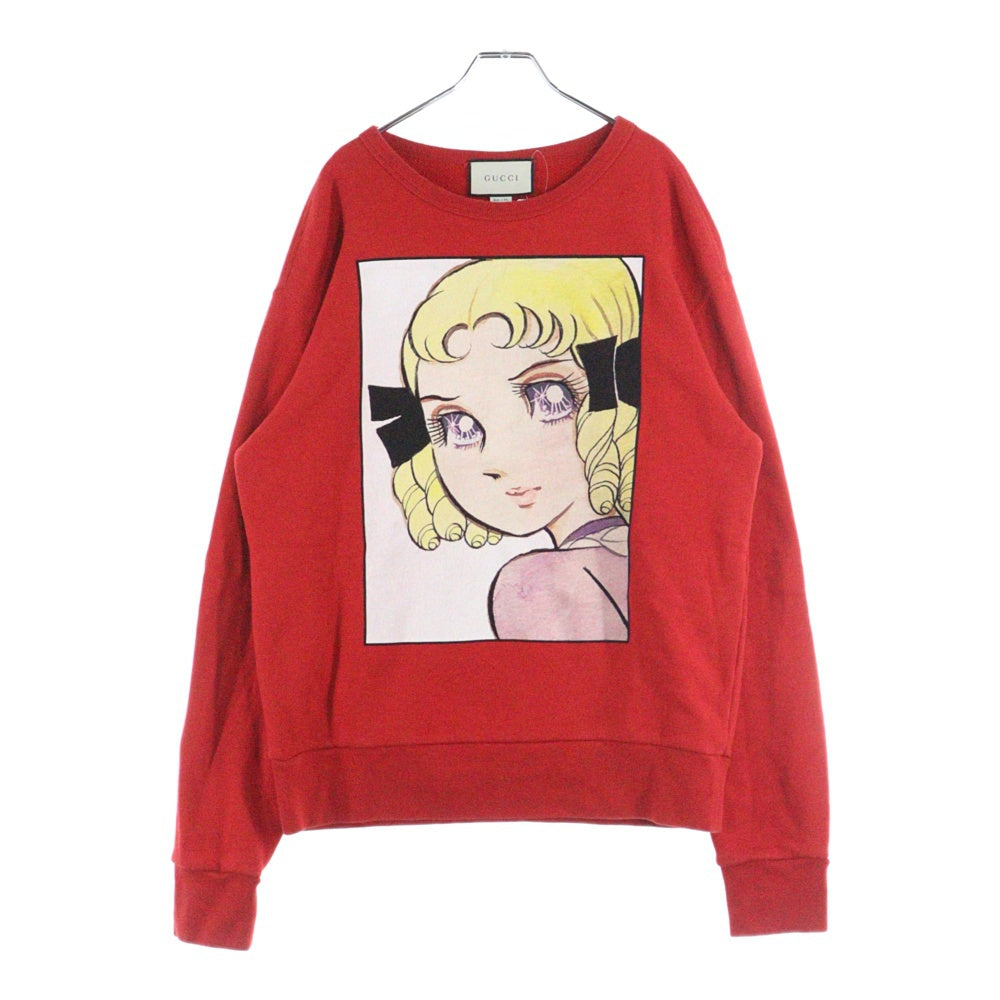 GUCCI(グッチ) Sweatshirt 井出ちかえ クルーネックスウェットトレーナー レッド 475532 X3P45