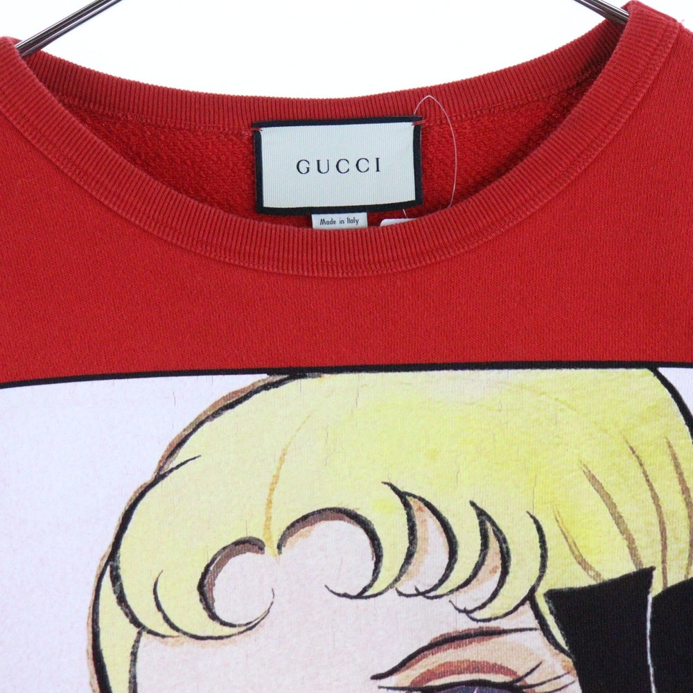 GUCCI(グッチ) Sweatshirt 井出ちかえ クルーネックスウェットトレーナー レッド 475532 X3P45
