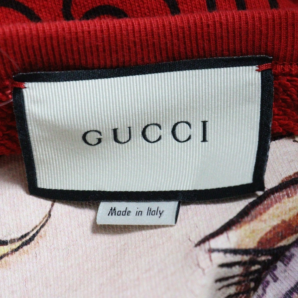 GUCCI(グッチ) Sweatshirt 井出ちかえ クルーネックスウェットトレーナー レッド 475532 X3P45