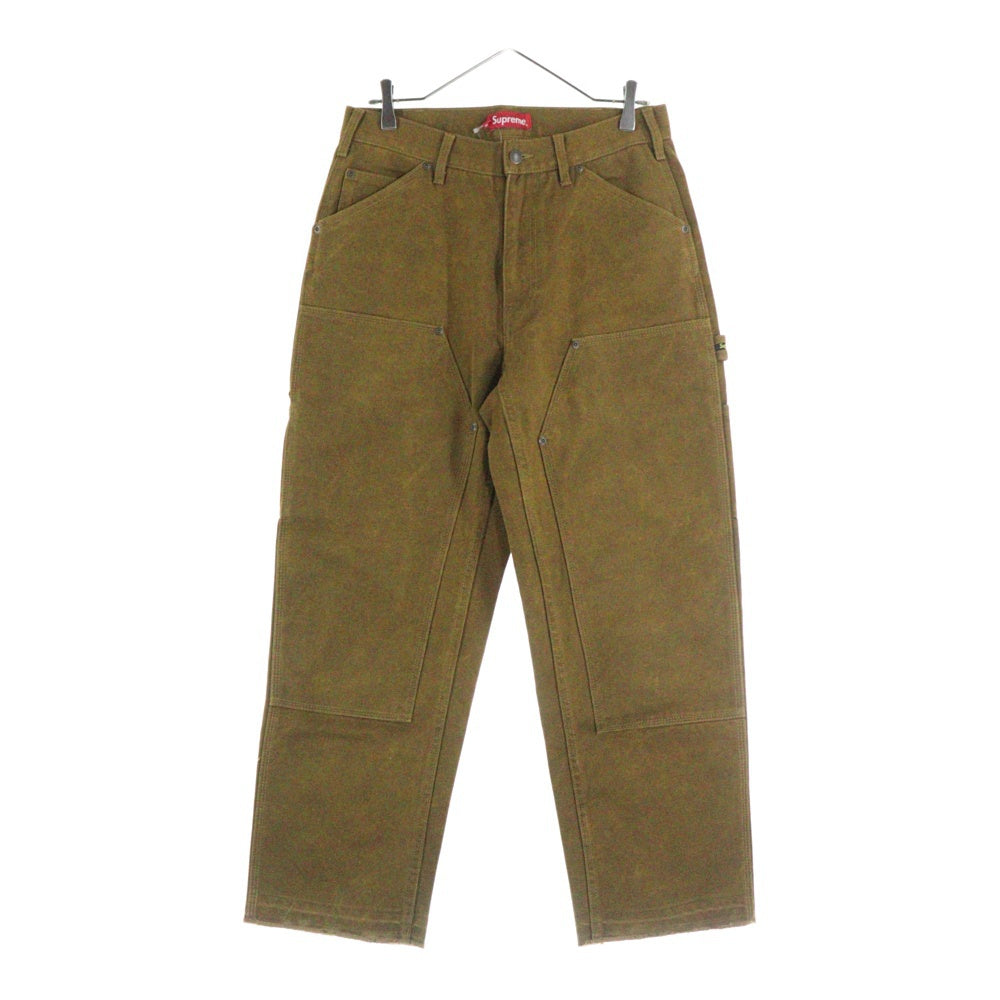 SUPREME(シュプリーム) 22SS Canvas Double Knee Painter Pant キャンバス ダブルニー ペインターパンツ ブラウン