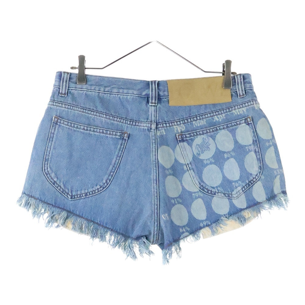 LOEWE(ロエベ) Paula's Ibiza Moon Denim Short パウラズ イビザ ムーン デニムショーツ インディゴ レディース S616Y11X01