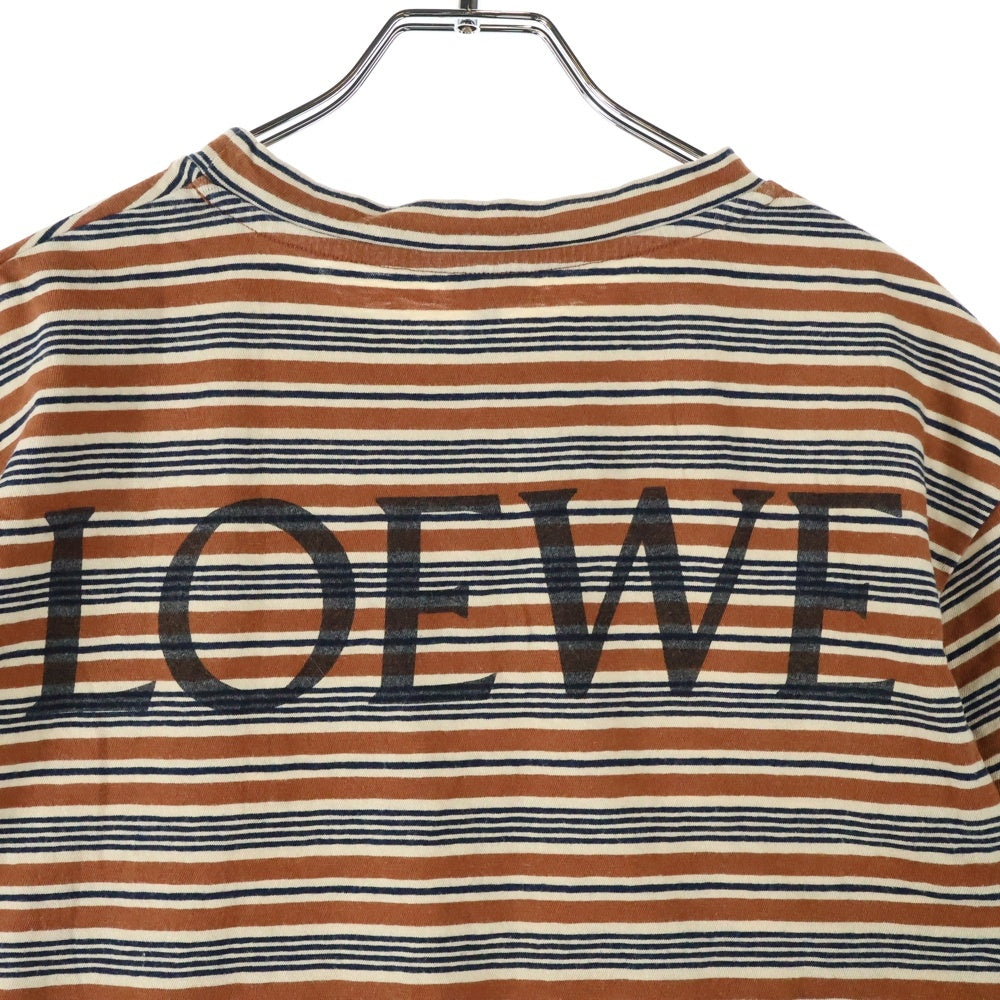 LOEWE(ロエベ) Border T-Shirt ボーダー半袖Tシャツ オレンジ H6289290CR
