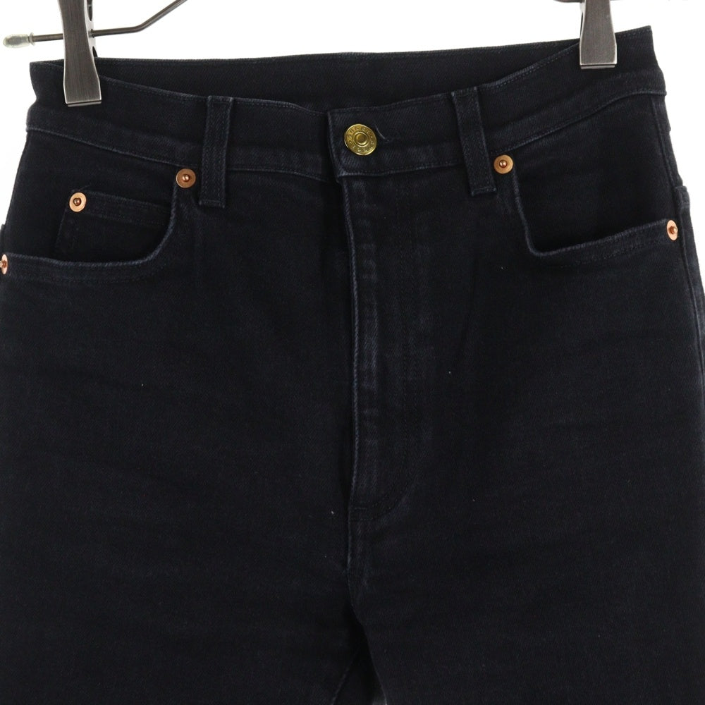 GUCCI(グッチ) Horsebit Jeans ホースビット スキニーデニムパンツ ジーンズ ブラック レディース 691895 XDBX6