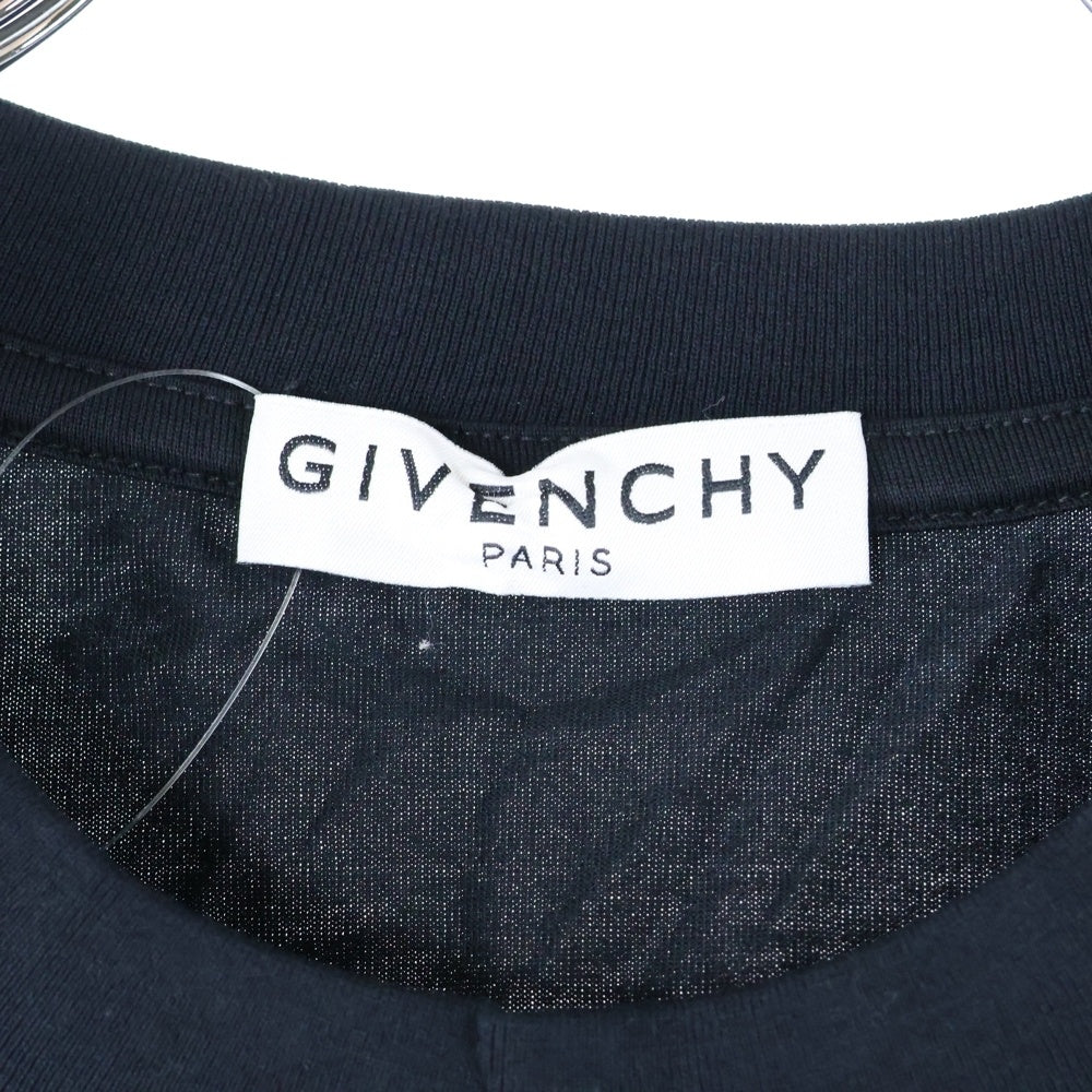 GIVENCHY(ジバンシィ) 18SS Rottweiler T-Shirt ロットワイラー ドッグプリント半袖Tシャツ ブラック BM705L3Y1P