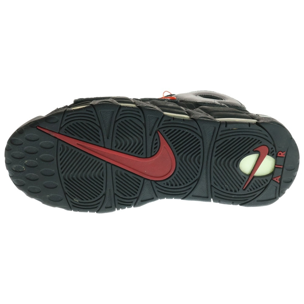 NIKE(ナイキ) ×SUPREME AIR MORE UPTEMPO シュプリーム エアモアアップテンポ モアテン ハイカットスニーカー US9/27cm 902290-001 ブラック