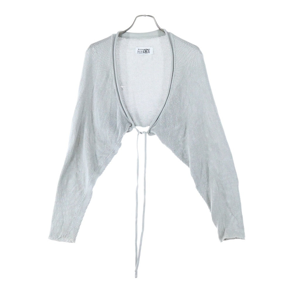 Maison Margiela 6(メゾンマルジェラ) ここのえ期 ニットカーディガン レディースニットセーター グレー