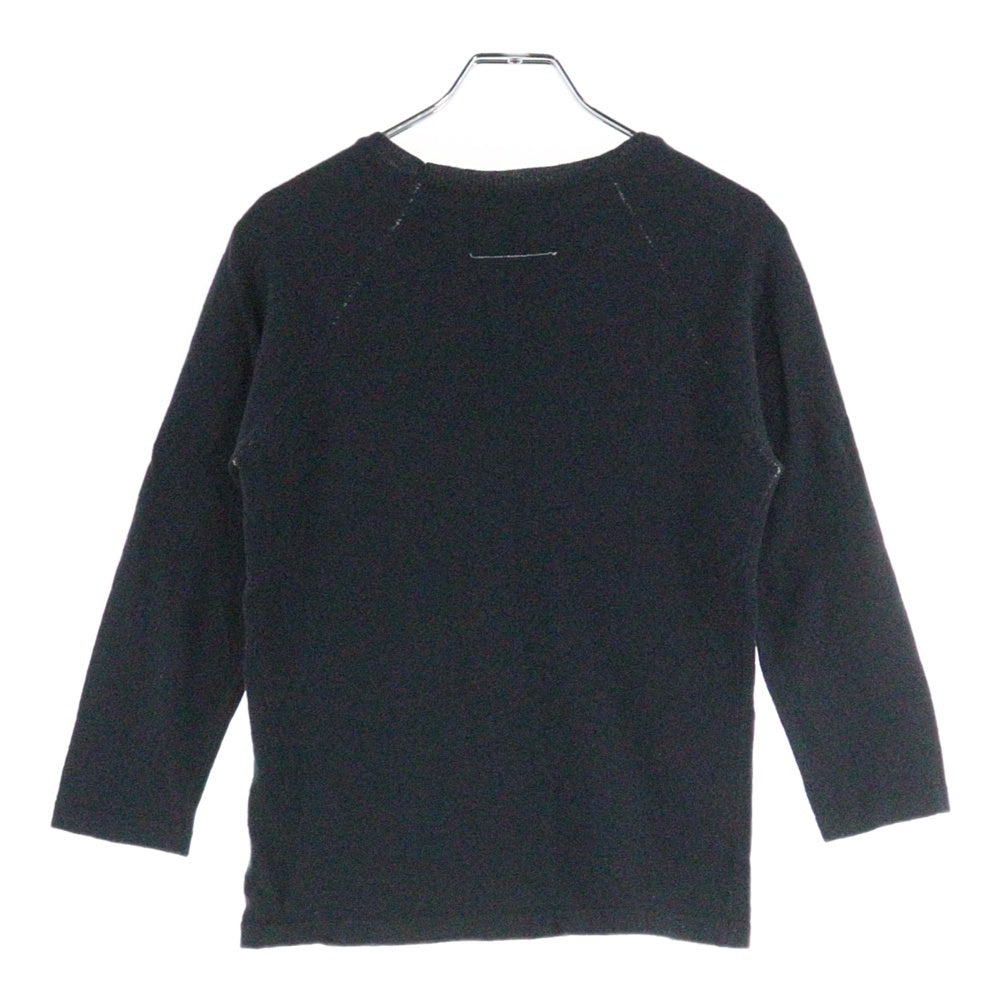 Maison Margiela 6(メゾンマルジェラ) 01AW TIGHT FIT Knit タイトフィットニット ここのえ期 レディースラグランニットセーター 3761300 ネイビー