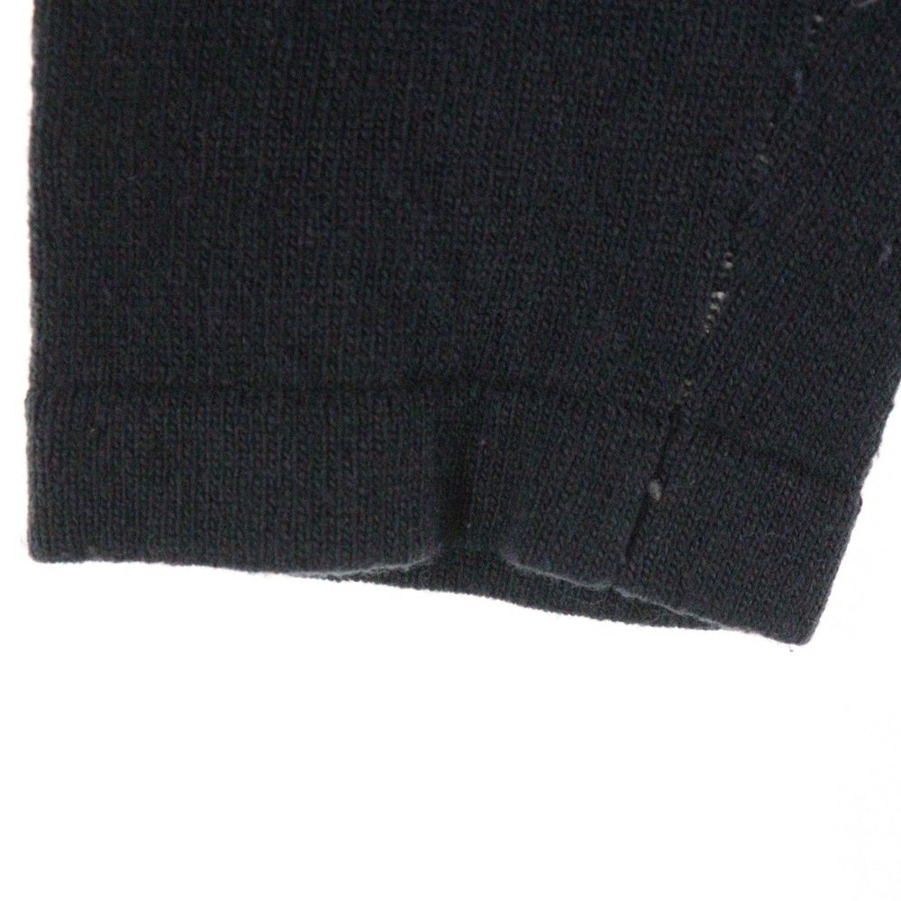 Maison Margiela 6(メゾンマルジェラ) 01AW TIGHT FIT Knit タイトフィットニット ここのえ期 レディースラグランニットセーター 3761300 ネイビー