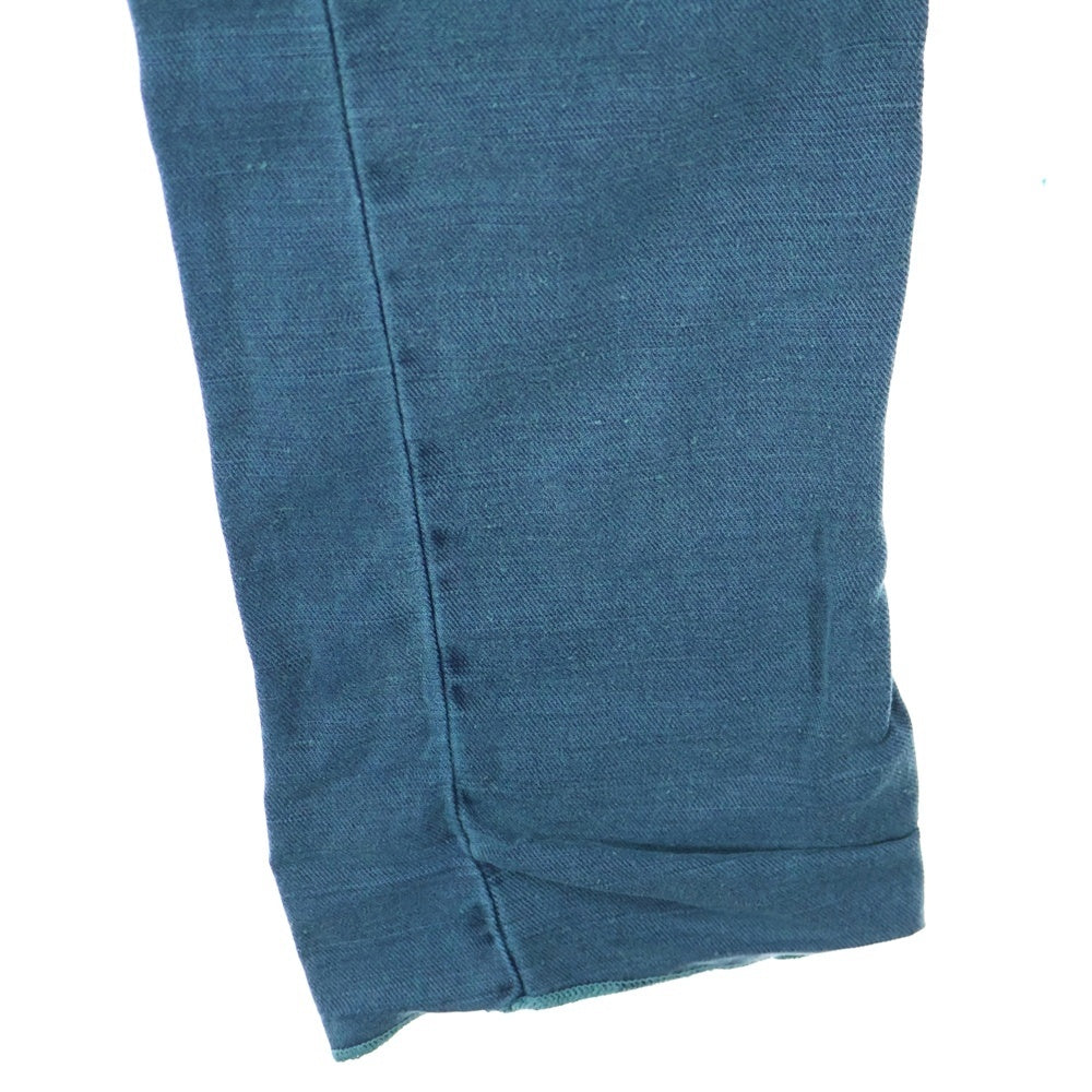 Maison Margiela 6(メゾンマルジェラ) 04SS High Cut Standard Leg Sweat Pants ハイカットスタンダードレグスウェットパンツ レディースジップフライカットオフスウェットパンツ 32 P145 グリーン