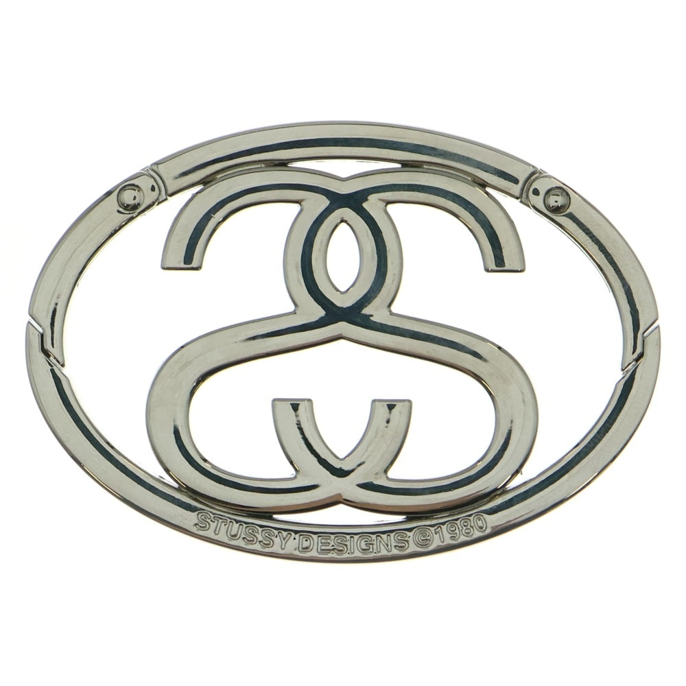 STUSSY(ステューシー) SS LINK CARABINER SSリンク カラビナ キーホルダー シルバー