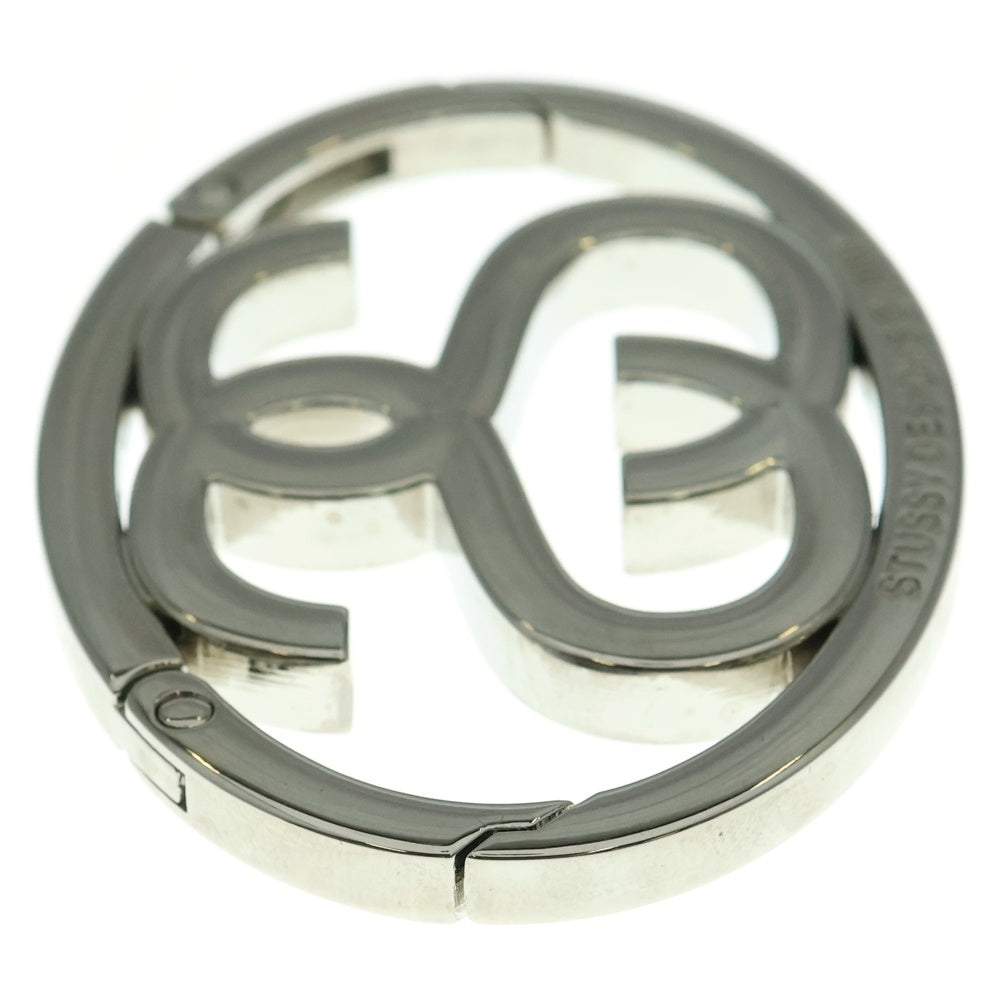 STUSSY(ステューシー) SS LINK CARABINER SSリンク カラビナ キーホルダー シルバー