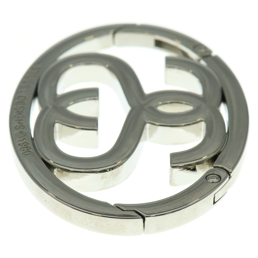 STUSSY(ステューシー) SS LINK CARABINER SSリンク カラビナ キーホルダー シルバー