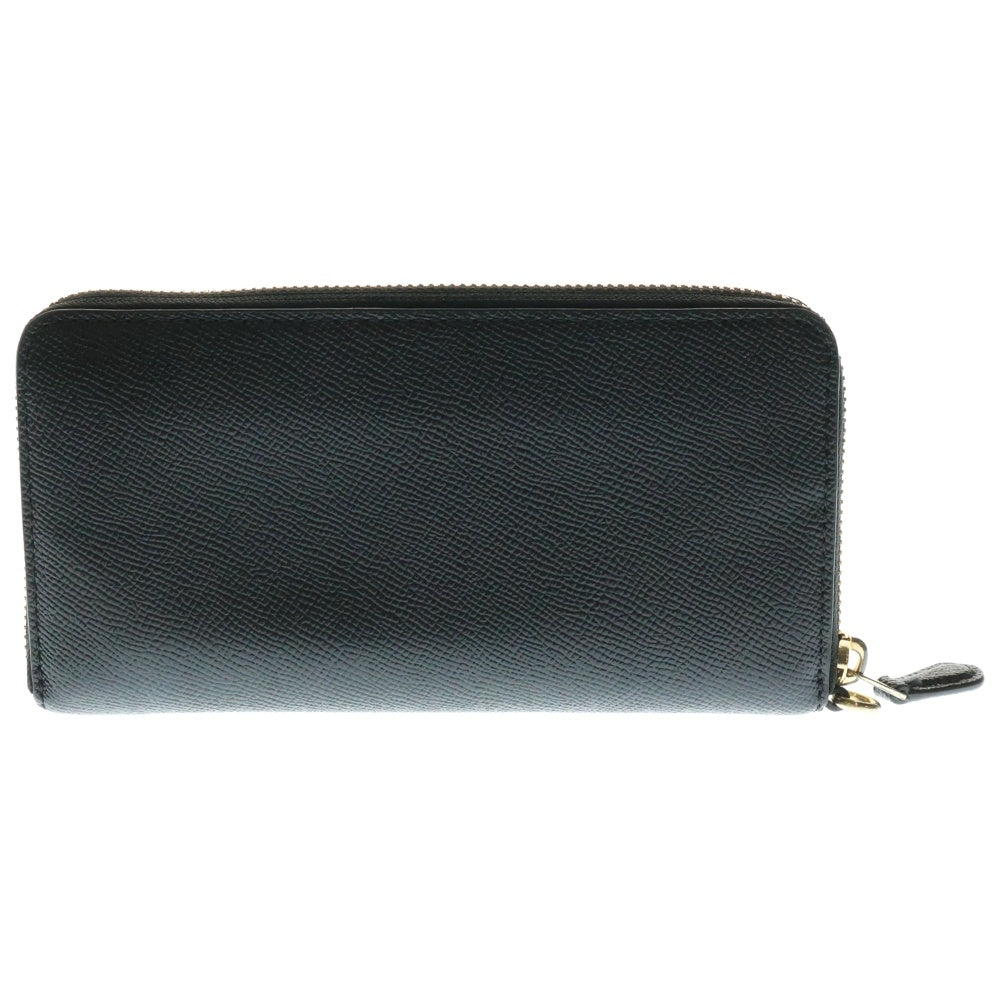 COACH(コーチ) シグネチャー ラウンドファスナー ウォレット 長財布 ブラック
