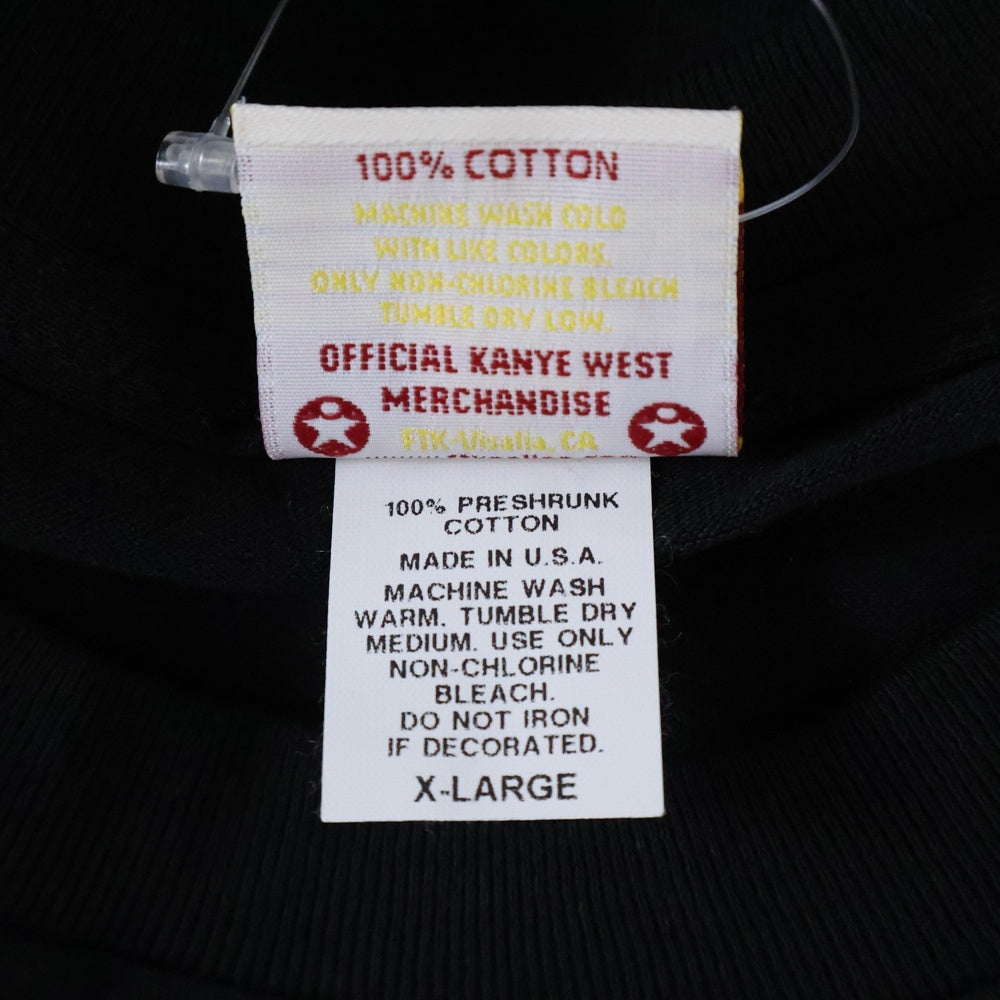 KANYE WEST(カニエウェスト) 2004 Miracle Whip Bent Tee ミラクルウィップ 半袖Tシャツ ブラック