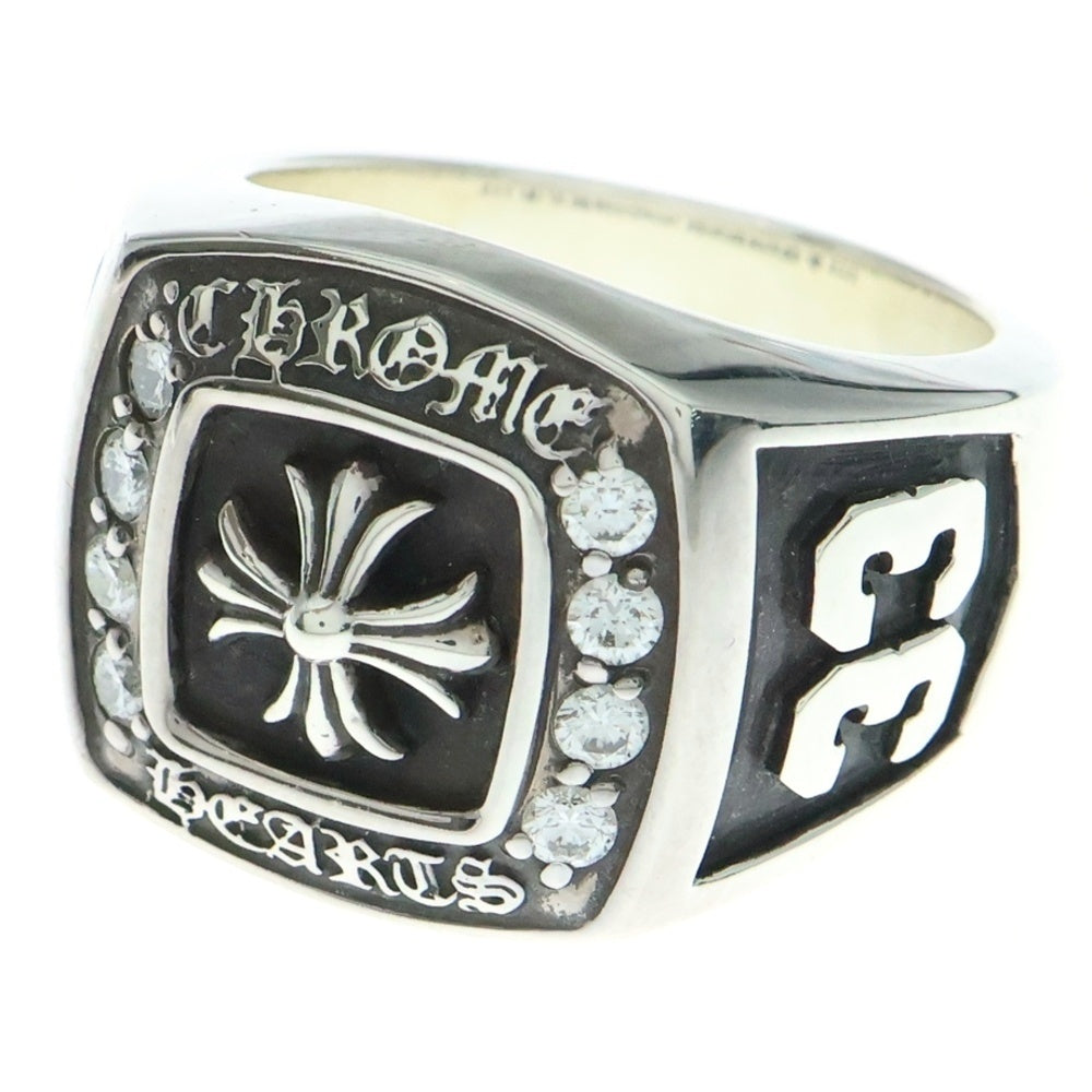 CHROME HEARTS(クロムハーツ) LRG CHAMPION ラージチャンピオン PAVEダイヤ リング シルバー