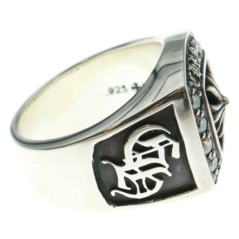 CHROME HEARTS(クロムハーツ) LRG CHAMPION ラージチャンピオン PAVEダイヤ リング シルバー