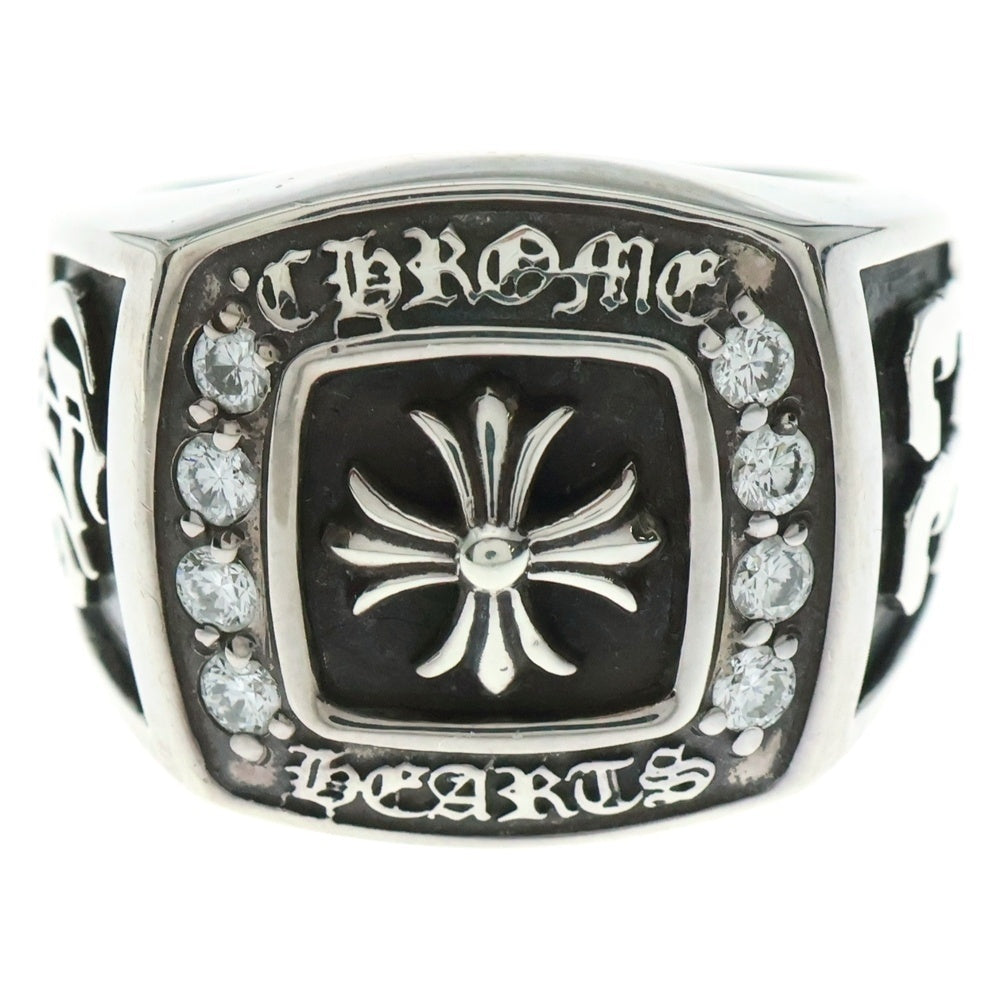 CHROME HEARTS(クロムハーツ) LRG CHAMPION ラージチャンピオン PAVEダイヤ リング シルバー