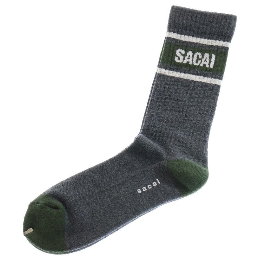 sacai ソックス　靴下　サカイ Sacai(サカイ) Line Socks ラインソックス サイドロゴソックス 靴下 24