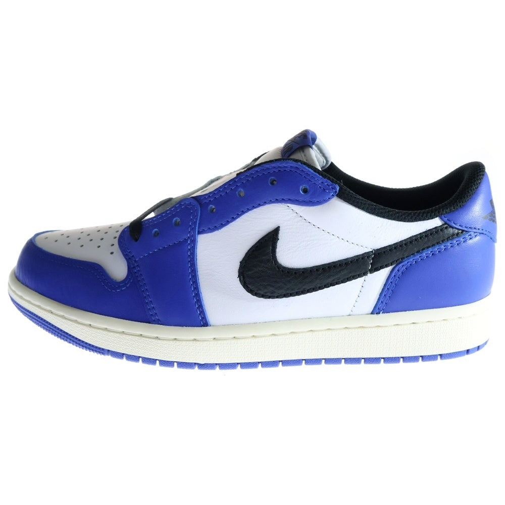 NIKE(ナイキ) AIR JORDAN1 RETRO LOW OG エアジョーダン1 ゲームロイヤル ローカットスニーカー ブラック/ホワイト/ブルー US9/27cm CZ0790-140