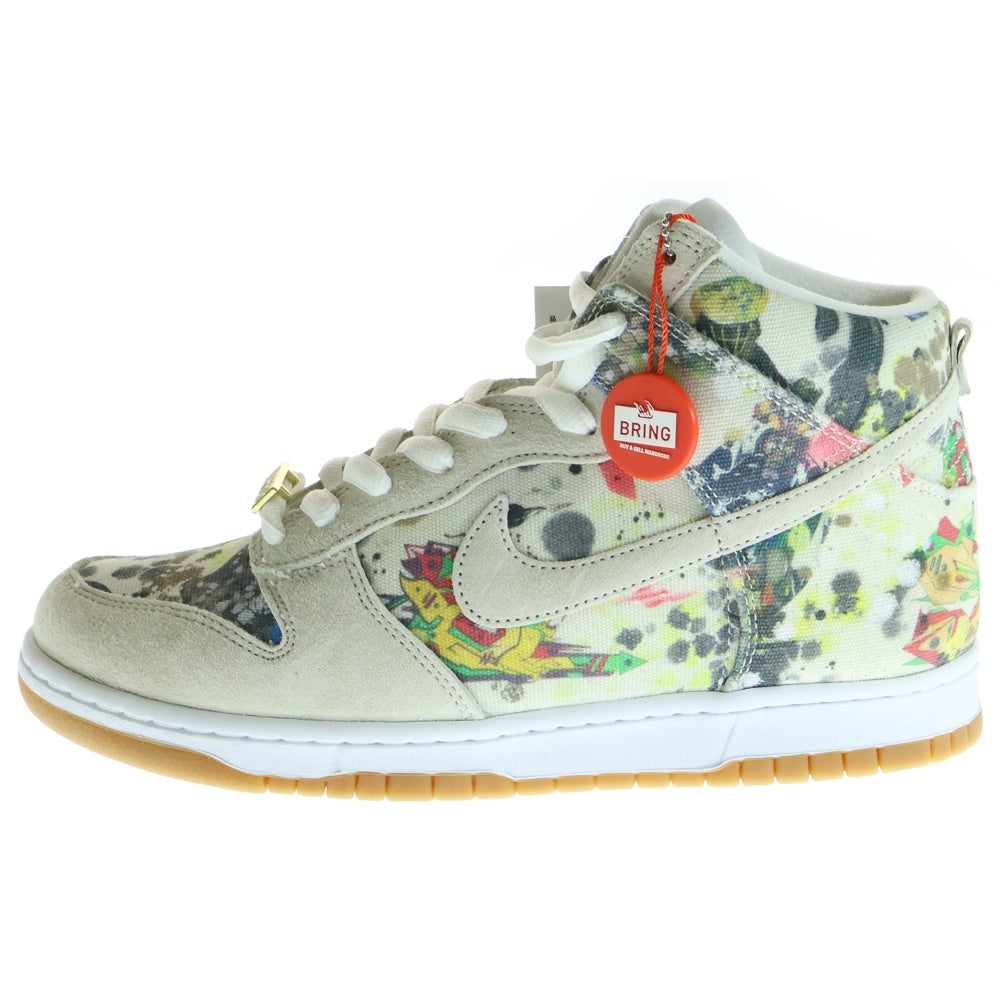 NIKE SB(ナイキエスビー) ×SUPREME SB DUNK HIGH OG QS シュプリーム ダンク ハイカットスニーカー ベージュ US9/27cm FD8779-100